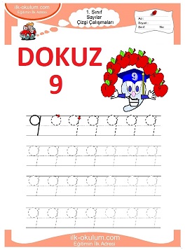 Çocuklar İçin Çizgi Çalışma Sayfaları 